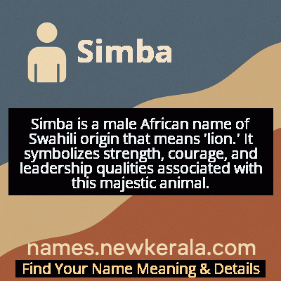 Simba Name Meaning and Origin