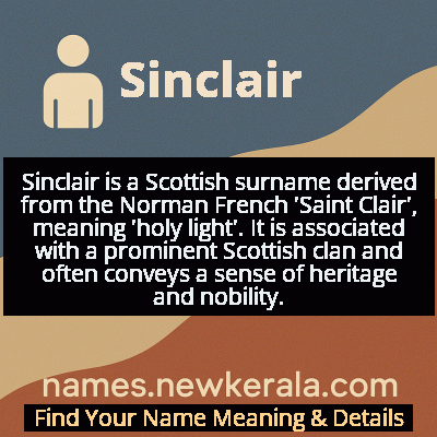 Sinclair Name Meaning and Origin