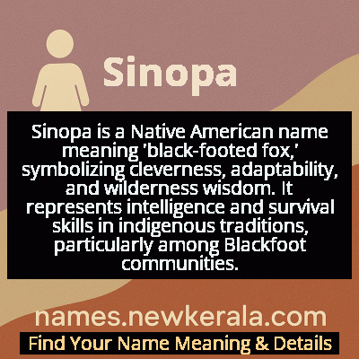 Sinopa Name Meaning and Origin