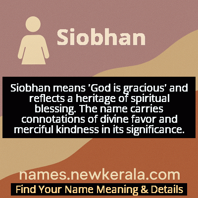 Siobhan Name Meaning and Origin