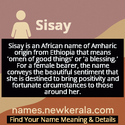 Sisay Name Meaning and Origin