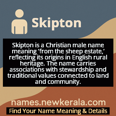 Skipton Name Meaning and Origin