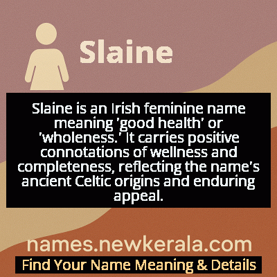 Slaine Name Meaning and Origin