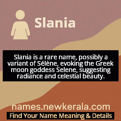 Slania Name Meaning and Origin