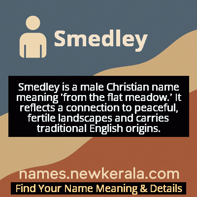 Smedley Name Meaning and Origin