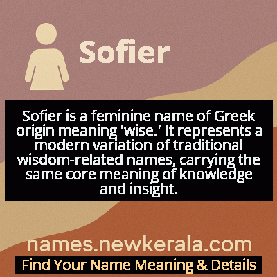 Sofier Name Meaning and Origin