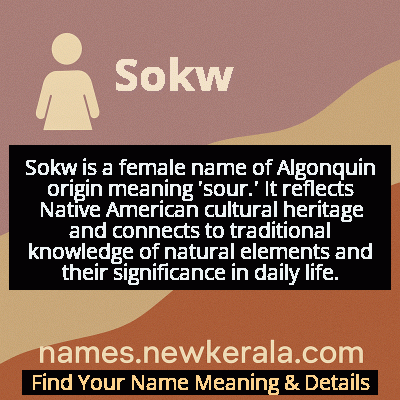 Sokw Name Meaning and Origin