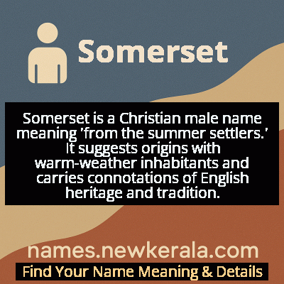 Somerset Name Meaning and Origin