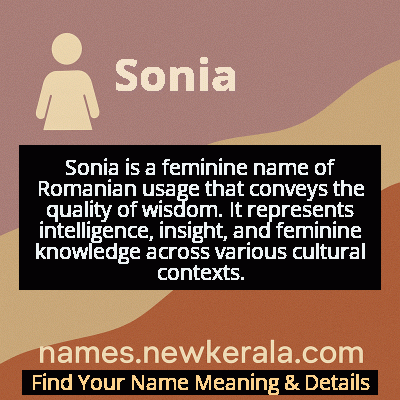 Sonia Name Meaning and Origin