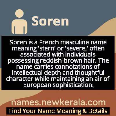 Soren Name Meaning and Origin