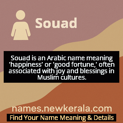 Souad Name Meaning and Origin