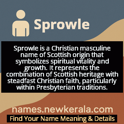 Sprowle Name Meaning and Origin