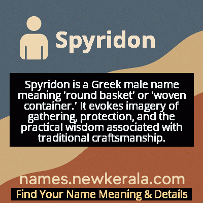 Spyridon Name Meaning and Origin