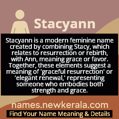 Stacyann Name Meaning and Origin