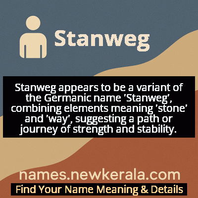 Stanweg Name Meaning and Origin