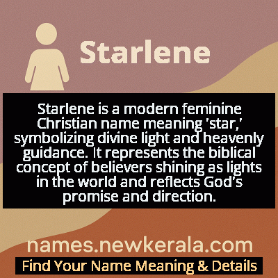 Starlene Name Meaning and Origin