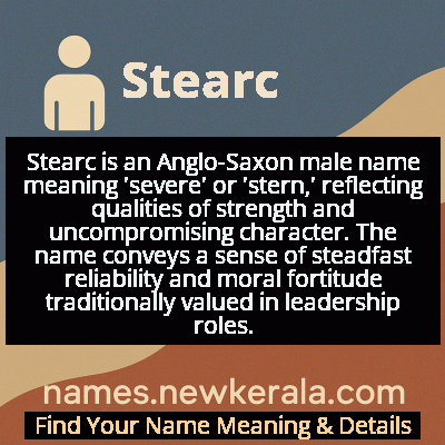 Stearc Name Meaning and Origin