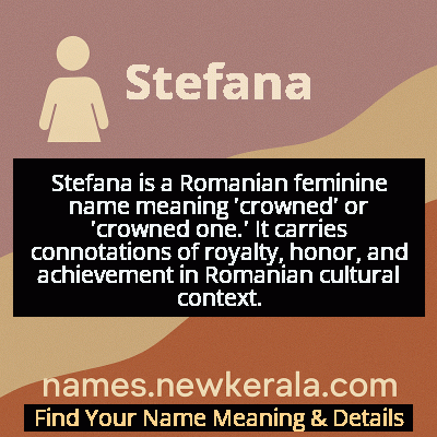 Stefana Name Meaning and Origin