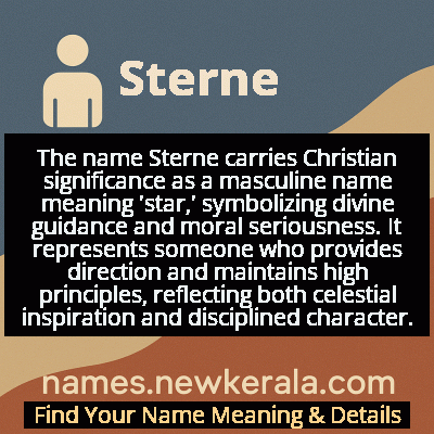 Sterne Name Meaning and Origin