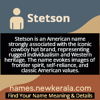 Stetson Name Meaning and Origin