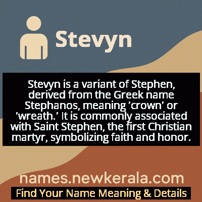 Stevyn Name Meaning and Origin