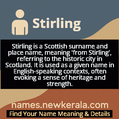 Stirling Name Meaning and Origin