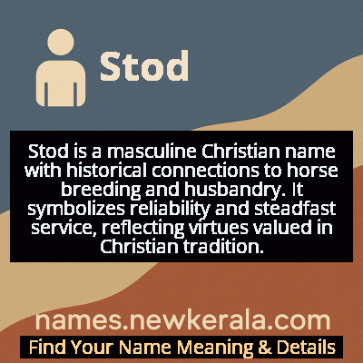 Stod Name Meaning and Origin