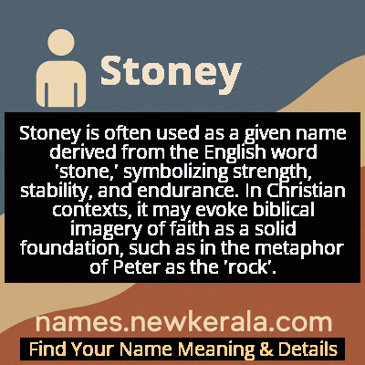 Stoney Name Meaning and Origin
