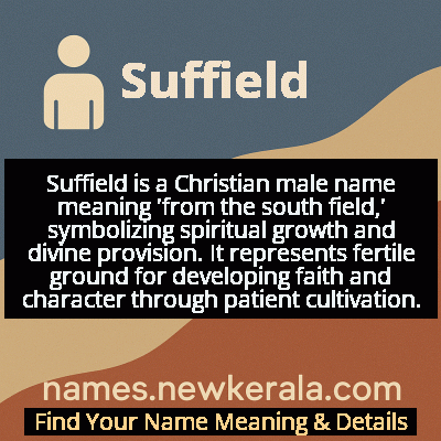 Suffield Name Meaning and Origin