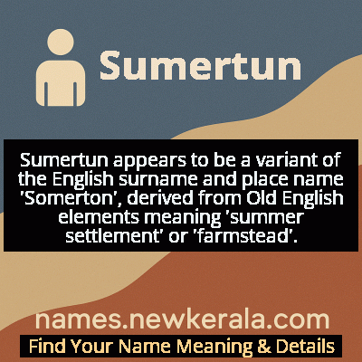 Sumertun Name Meaning and Origin
