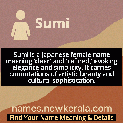 Sumi Name Meaning and Origin