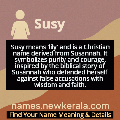 Susy Name Meaning and Origin