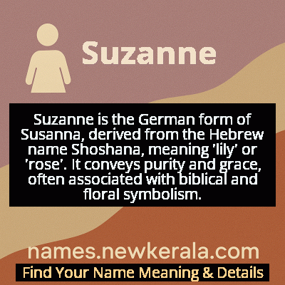 Suzanne Name Meaning and Origin