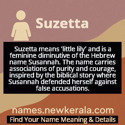 Suzetta Name Meaning and Origin