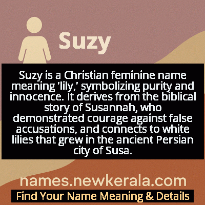 Suzy Name Meaning and Origin
