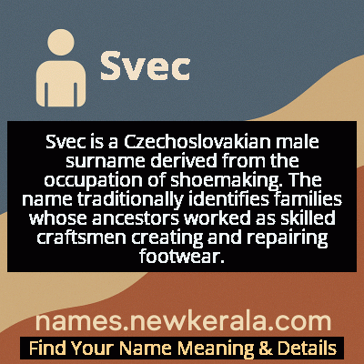 Svec Name Meaning and Origin