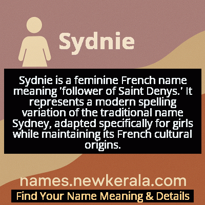 Sydnie Name Meaning and Origin