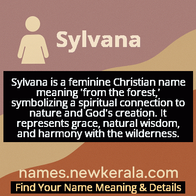 Sylvana Name Meaning and Origin