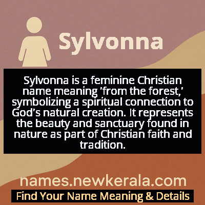 Sylvonna Name Meaning and Origin