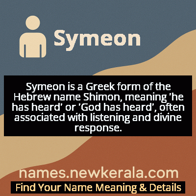 Symeon Name Meaning and Origin