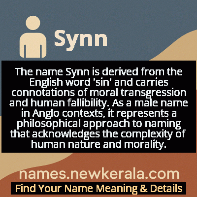Synn Name Meaning and Origin