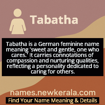 Tabatha Name Meaning and Origin