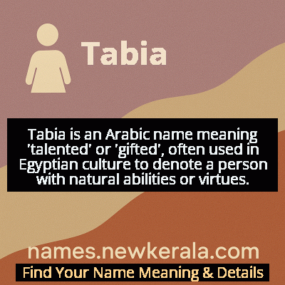 Tabia Name Meaning and Origin