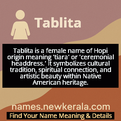 Tablita Name Meaning and Origin