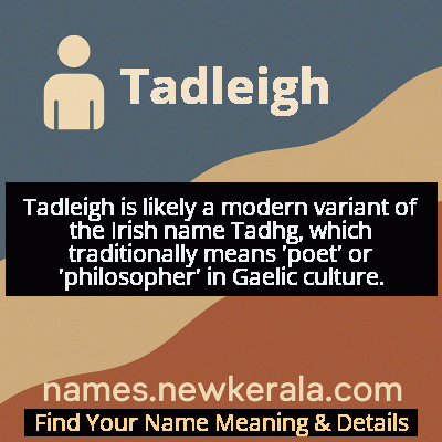 Tadleigh Name Meaning and Origin