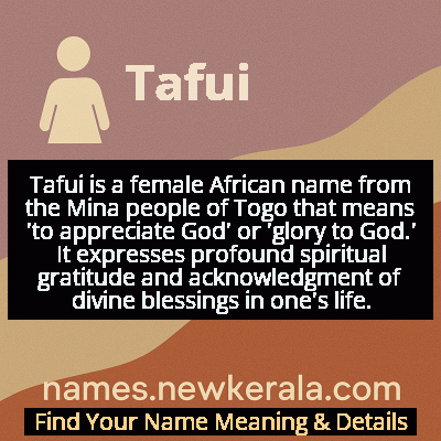 Tafui Name Meaning and Origin