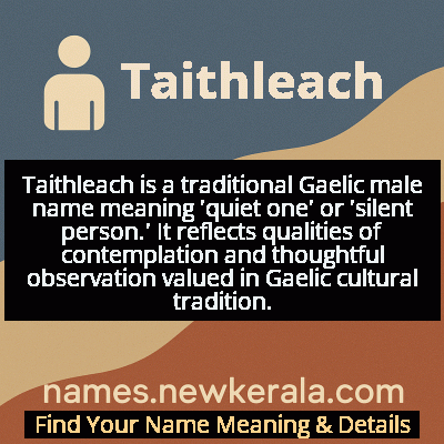 Taithleach Name Meaning and Origin