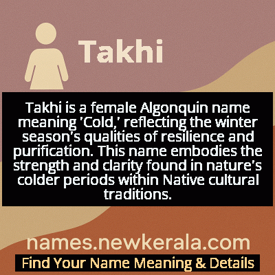 Takhi Name Meaning and Origin