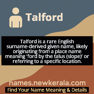 Talford Name Meaning and Origin