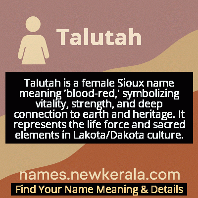 Talutah Name Meaning and Origin
